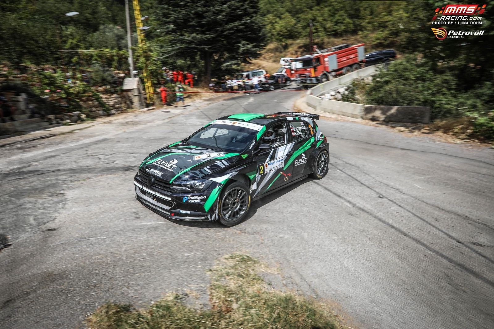 روجيه فغالي يؤكد زعامته لرالي لبنان